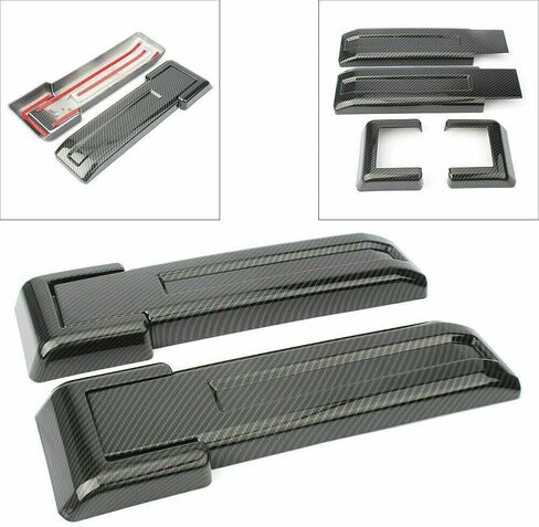 Tailgate Hinge Cover Molding Trim Jku Carbon Fiber for Jeep for Wrangler 2007-2017 Rear Upper,Exterior THCMTFJWJJ2CF in Saudi Arabia