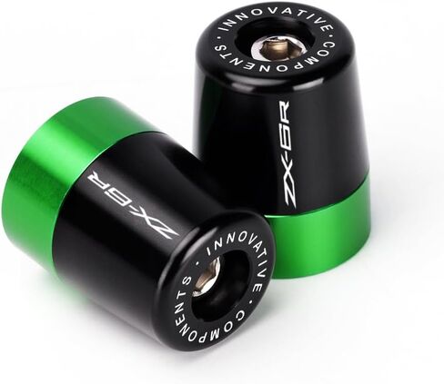 مقبض نهاية المقبض قبضة اليد قبضة القابس متوافقة مع K.awasaki ninja zx6r 1995-2019 2020 2021 2022 2023 2024 2025 | وسادة توازن الدراجات النارية ZX 6R ZX-6R ZX636 NINJA636 in Kuwait