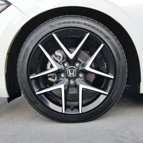 تراكب فينيل Slickmod Redout لعام 2022-2023 Honda Civic 18 بوصة (Gloss Black) in Saudi Arabia