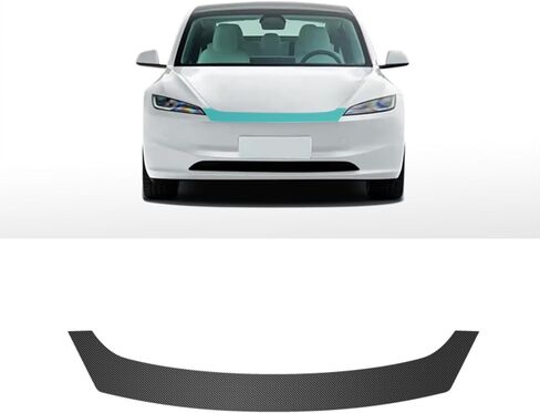 BETTERHUMZ Car Front Bumper PPF Trunk Protective Film for Tesla Model 3 Highland 2024 2025,TPU Clear Paint Protective Film Exterior Accessories (Carbon Style) in Saudi Arabia