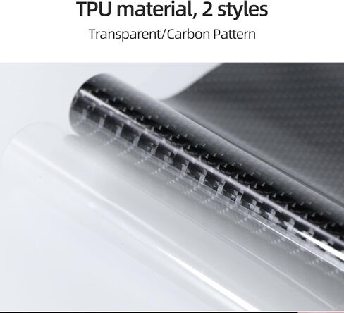 BETTERHUMZ Car Front Bumper PPF Trunk Protective Film for Tesla Model 3 Highland 2024 2025,TPU Clear Paint Protective Film Exterior Accessories (Carbon Style) in Saudi Arabia