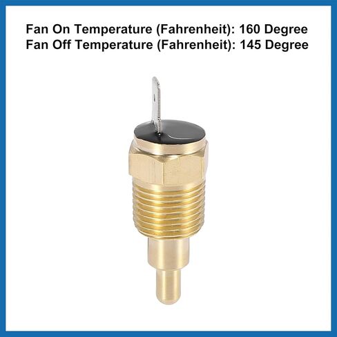 Universal Automotive Cryiator Engine Cooling Fan Termo Sensor Switch 3/8 "NPT 160 درجة على 145 درجة استبدال العنصر in Saudi Arabia