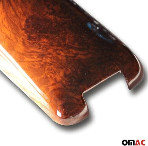 Omac Recrest Box Lid Cover for Mercedes E Class W210 Sedan 1996-2002 Wood Walnut 1 PC in Saudi Arabia