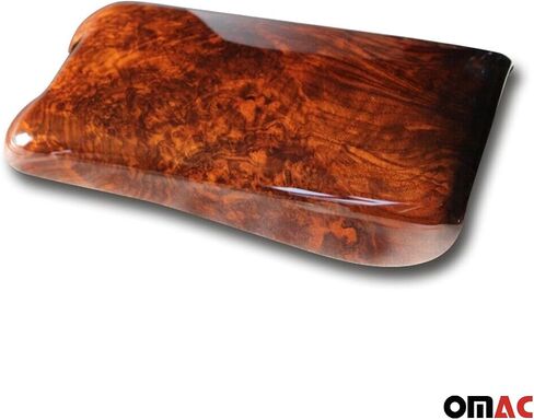 Omac Recrest Box Lid Cover for Mercedes E Class W210 Sedan 1996-2002 Wood Walnut 1 PC in Saudi Arabia
