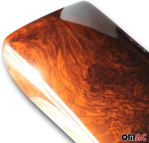 Omac Recrest Box Lid Cover for Mercedes E Class W210 Sedan 1996-2002 Wood Walnut 1 PC in Saudi Arabia