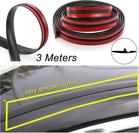 Car Rubber Seal Strip Edge Protector Trim Windshield Sunroof Weatherstrip Seal Strip Edge Protector Car Trim Weatherstrip(Width 14mm) in Saudi Arabia