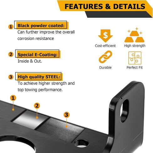 Weisen Winch Mount Bracket Plate متوافق مع Defender Can-Am HD5/HD7/HD8/HD9/HD10/MAX 2016-2025 in Saudi Arabia