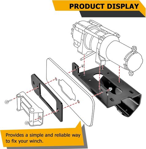 Weisen Winch Mount Bracket Plate متوافق مع Defender Can-Am HD5/HD7/HD8/HD9/HD10/MAX 2016-2025 in Saudi Arabia
