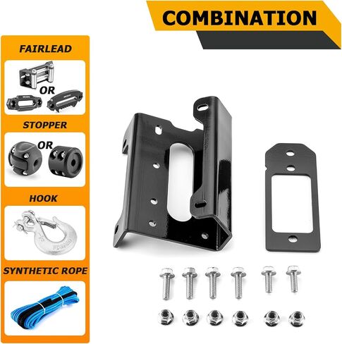 Weisen Winch Mount Bracket Plate متوافق مع Defender Can-Am HD5/HD7/HD8/HD9/HD10/MAX 2016-2025 in Saudi Arabia