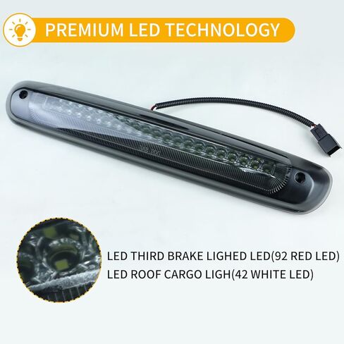 LED Strobe LED استبدال ضوء الفرامل الثالث لعام 2007-2013 Chevy Silverado GMC Sierra 1500 2500HD 3500HD RED REAL 3RD BRAKE LIGH in Kuwait