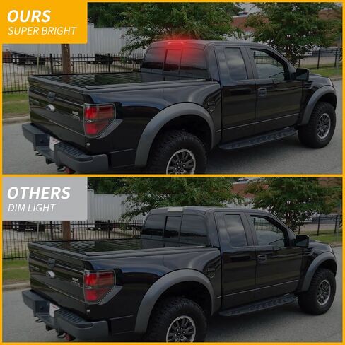 LED Strobe LED استبدال ضوء الفرامل الثالث لعام 2007-2013 Chevy Silverado GMC Sierra 1500 2500HD 3500HD RED REAL 3RD BRAKE LIGH in Kuwait