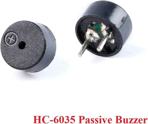 2PCS HC-6035 Mini Passive Buzzer HC6035 AC Buzzer 6X3.5 6 * 3.5 mm Passive Integrated Electromagnetic Speaker 1.5-3V in Saudi Arabia