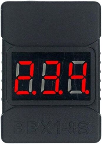 1-8S BBX1-8S 2IN1 Lipo Battery Voltage Tester/Low Voltage Buzzer Alarm/Battery Voltage Checker Dual Speakers(1-8S 2IN1 Tester) in Saudi Arabia