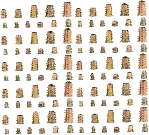 70pcs color -Zinc Drive Nut for Furniture - من السهل تثبيت السحابات لصيانة الإصلاح المهنية والقاء النجارة in Kuwait