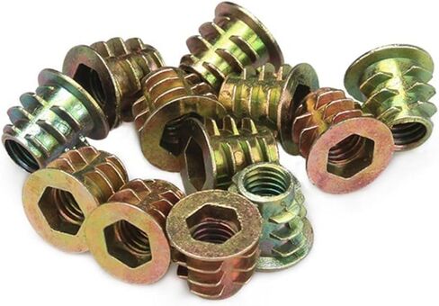 70pcs color -Zinc Drive Nut for Furniture - من السهل تثبيت السحابات لصيانة الإصلاح المهنية والقاء النجارة in Kuwait