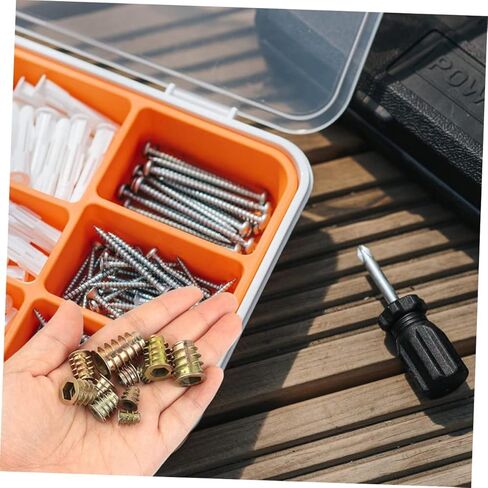 70pcs color -Zinc Drive Nut for Furniture - من السهل تثبيت السحابات لصيانة الإصلاح المهنية والقاء النجارة in Kuwait