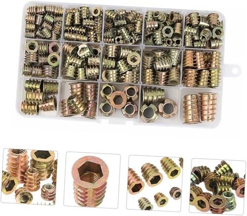 70pcs color -Zinc Drive Nut for Furniture - من السهل تثبيت السحابات لصيانة الإصلاح المهنية والقاء النجارة in Kuwait