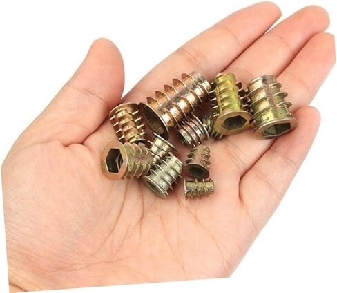 70pcs color -Zinc Drive Nut for Furniture - من السهل تثبيت السحابات لصيانة الإصلاح المهنية والقاء النجارة in Kuwait