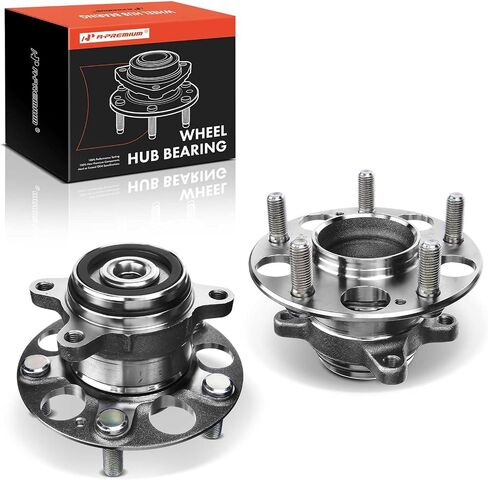 A-Premium 2 x Rear Wheel Bearing and Hub Assembly Compatible with Honda Civic 2012, with 5-Lug in Saudi Arabia