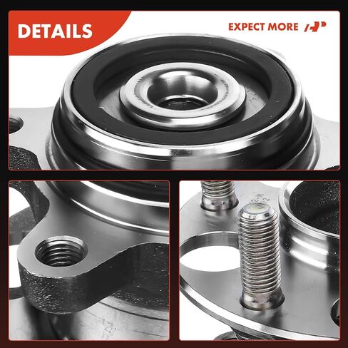 A-Premium 2 x Rear Wheel Bearing and Hub Assembly Compatible with Honda Civic 2012, with 5-Lug in Saudi Arabia