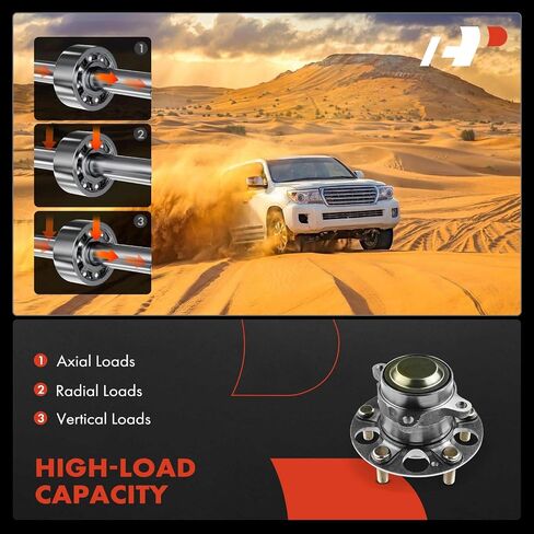 A-Premium الخلفي محمل وتجميع المحور مع 5 lug متوافق مع هوندا Civic 2013-2015 ، Acura ILX 2016-2018 in Saudi Arabia