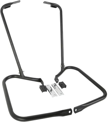 TCMT Saddlebags Saddle Bags Bracket Guard W/Support Bar Fits For Harley Touring Road King Electra Glide Ultra Classic 1997-2008 Road Glide 1998-2008 Street Glide FLHX 2006-2008 in Saudi Arabia