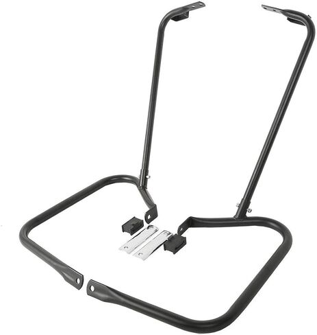 TCMT Saddlebags Saddle Bags Bracket Guard W/Support Bar Fits For Harley Touring Road King Electra Glide Ultra Classic 1997-2008 Road Glide 1998-2008 Street Glide FLHX 2006-2008 in Saudi Arabia