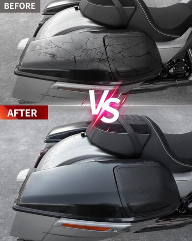 6x9 أسود سرج أغطية مكبر صوت لـ Harley Cvo Road Street Glide 2023-2025 FLHX FLTRX FLTRXSTSE 2024-2025 (لا توجد مكبرات صوت) in Saudi Arabia
