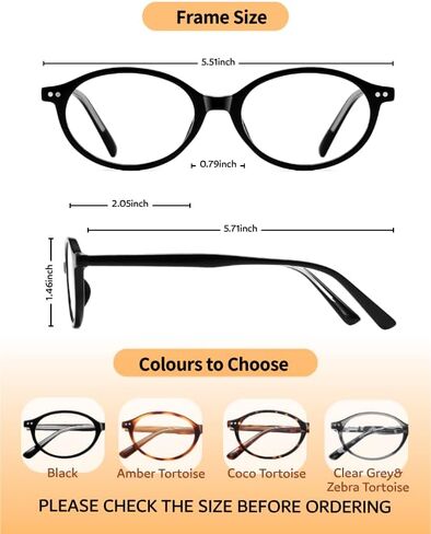 Funky Y2K Oval TR90 Blue Light Blocking Glasses Ultra Lightweight (0.8oz) Computer Glasses for Women Anti Eyestrain in Saudi Arabia