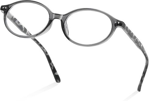 Funky Y2K Oval TR90 Blue Light Blocking Glasses Ultra Lightweight (0.8oz) Computer Glasses for Women Anti Eyestrain in Saudi Arabia