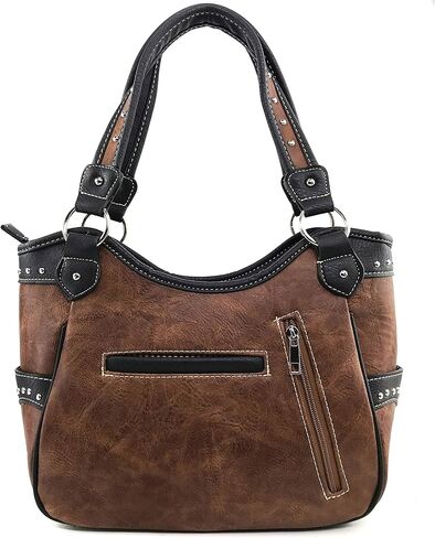 Zelris Western Cross Daisy Flower Women Conceal Carry Tote Handbag Purse Set in Kuwait