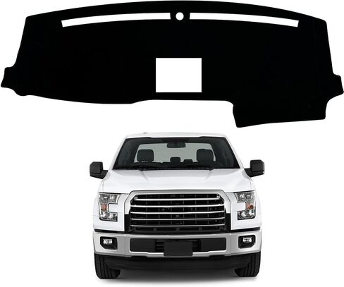 Dash Cover Mat Fit for Ford F150 2015-2020/2017-2022 F250 F350 F450 Super Dduty /2018-2021 Expedition with Light Sensor Dashboard Cover Pad Accessories in Kuwait