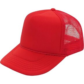 Trucker Hat Mesh Cap Solid Colors Lightweight with Adjustable Strap Small Braid in Saudi Arabia