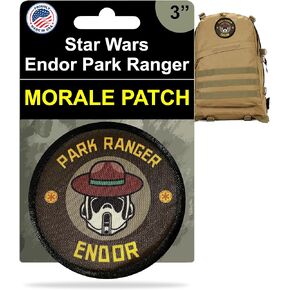 Star Warz Endor Scout Trooper Park Ranger Patch Funny Funder | بقع النجوم وارز بواسطة Redheheadtshirts | تصحيح الروح المعنوية مضحك Scout Trooper Patch in Kuwait