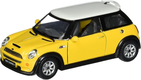 KiNSMART Mini Cooper S 5inch 1:28 Scale Die Cast Metal Model Toy Cars Red in Kuwait