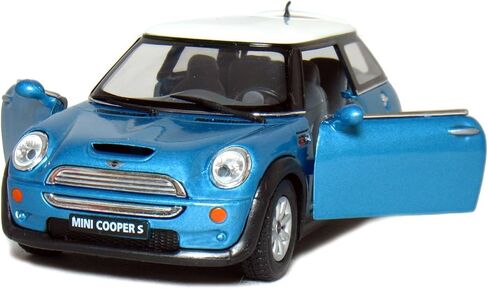 KiNSMART Mini Cooper S 5inch 1:28 Scale Die Cast Metal Model Toy Cars Red in Kuwait