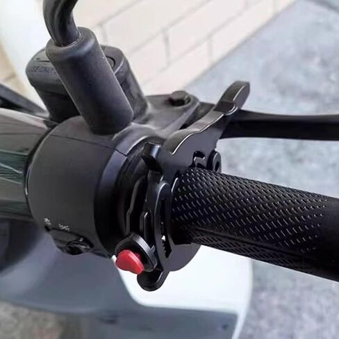Black Throttle Cruise Control, Durable Motorcycle Cruise Control Throttle Clamp, User Friendly Installation Throttle Booster, Electric Vehicle Booster, Motorcycle Throttles Accessories, Throttles in Saudi Arabia