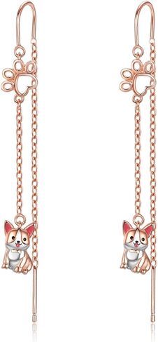 Opal Shark Earrings 925 Sterling Silver Cute Animal Earrings Dangle Drop Earrings for Women Shark Jewelry Gifts for Shark Lovers in Kuwait