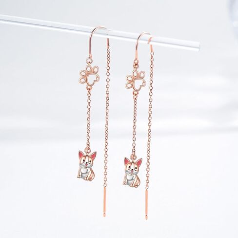 Opal Shark Earrings 925 Sterling Silver Cute Animal Earrings Dangle Drop Earrings for Women Shark Jewelry Gifts for Shark Lovers in Kuwait