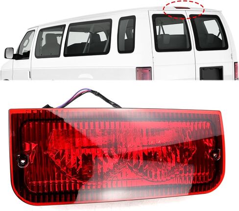 923-290 الثالث ثالث ضوء الفرامل الهالوجين متوافق مع فورد E150 E250 E350 E450 E550 Econoline Econoline Super Duty 1992-2022 Center High Mount Stop Lamplies يستبدل 923-290 in Saudi Arabia