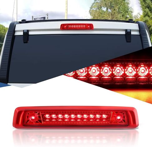 Auto Dynasty Full LED Red Housing 3rd Third Rear Center High Mount Brake Light Stop Lamp Compatible with Jeep Commander 06-10 in Saudi Arabia