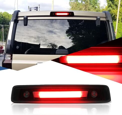 Auto Dynasty Full LED Red Housing 3rd Third Rear Center High Mount Brake Light Stop Lamp Compatible with Jeep Commander 06-10 in Saudi Arabia