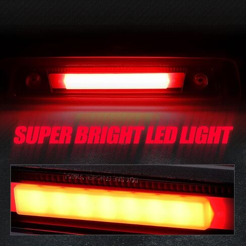 Auto Dynasty Full LED Red Housing 3rd Third Rear Center High Mount Brake Light Stop Lamp Compatible with Jeep Commander 06-10 in Saudi Arabia