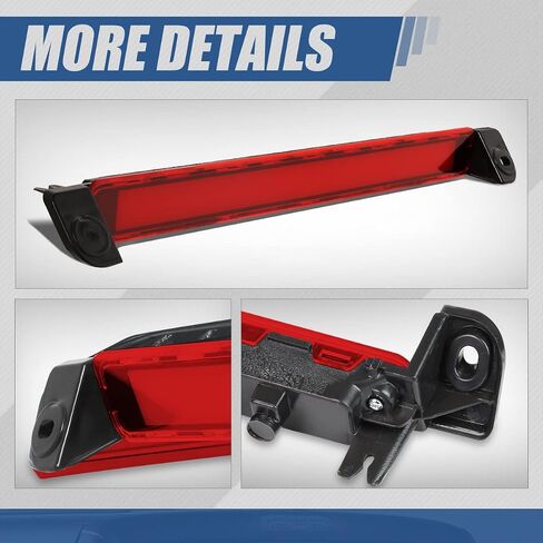 Auto Dynasty 3D LED Red Lens 3rd Rear Brake Light High Mount Stop Lamp Compatible with Pathfinder Infiniti QX4 01-04 in Saudi Arabia