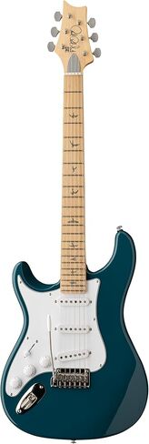 جيتار كهربائي PRS جيتار 6 String SE Silver Sky، نايلون أزرق مع حقيبة جيتار، يمين، (112108::6J :) in Saudi Arabia