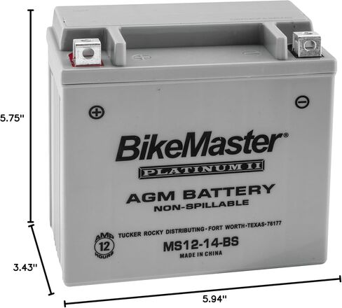 Bikemaster Platinum Batteries MS12-14-BS in Saudi Arabia