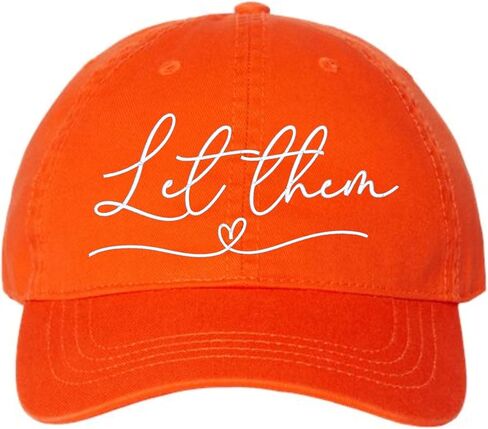 Go All Out Let Them with Heart Dad Deluxe Trucker Flatbill Baseball Structured Embroidered Hat in Saudi Arabia