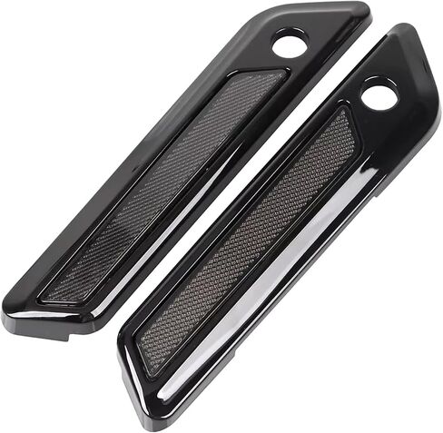 Saddlebag Saddle Bag Hinge Latch Covers fits for Harley Davidson Road King Road Glide Street Glide Electra Glide Ultra Classic CVO Models 2014-2024(Black and Grey) in Saudi Arabia