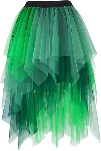 Kranchungel Pirate Skirt Women Costume: Renaissance Faire Tulle Skirt - Corset Dress Halloween Costumes for Women Aged 20-30 in Saudi Arabia