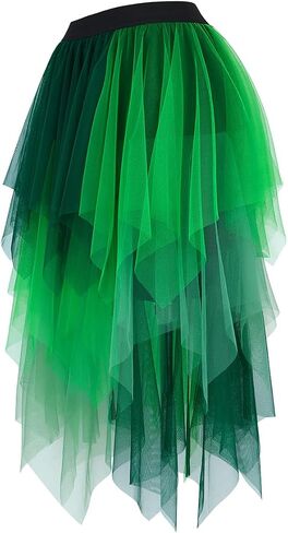 Kranchungel Pirate Skirt Women Costume: Renaissance Faire Tulle Skirt - Corset Dress Halloween Costumes for Women Aged 20-30 in Saudi Arabia